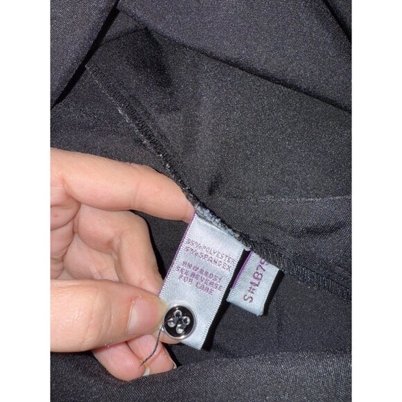 Lilac Bloom Womens XL Black Long Sleeve Button-Up Tunic Top - Picture 7 of 7